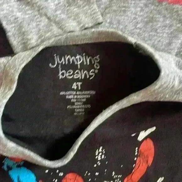Marvel and Jumping Beans Captain America and Spider Man shirts-4T - Picture 4 of 5
